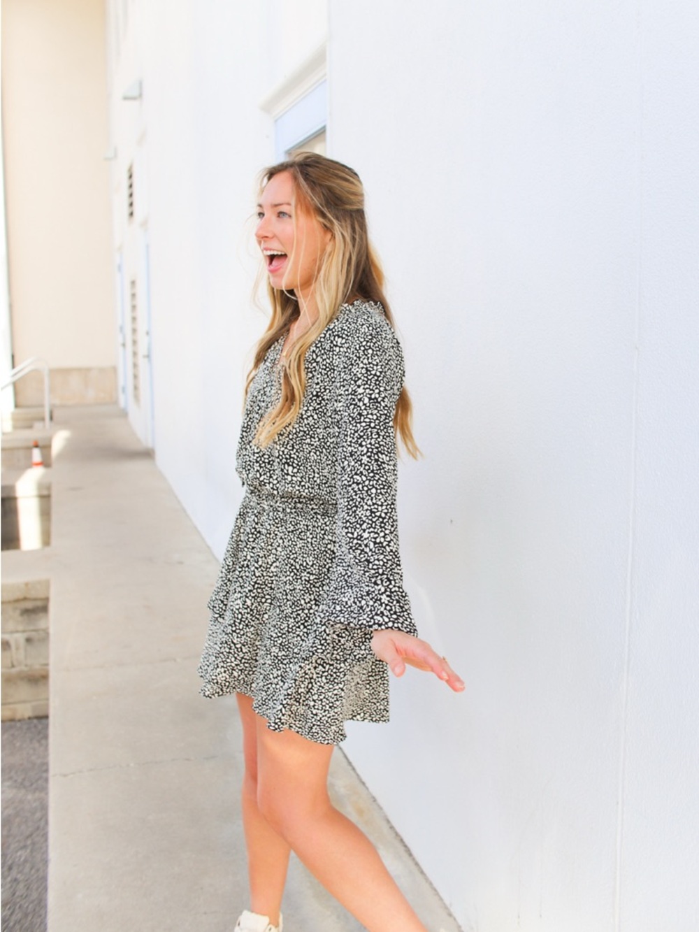 Show Me Your MuMu Tatum Black and White Mini Dress - Picture 2 of 7